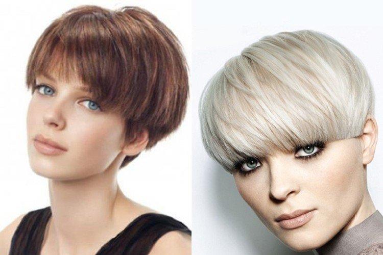 Многослойность - Стрижка шапочка на короткие волосы