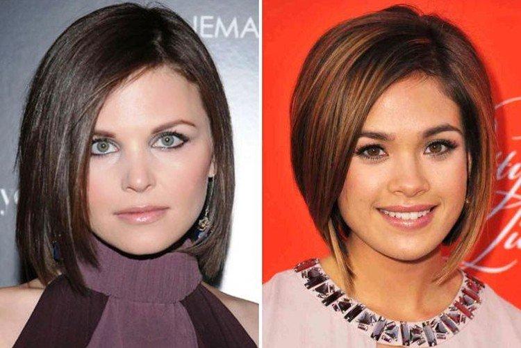 Боб-каре без чёлки - Стрижки для полных женщин