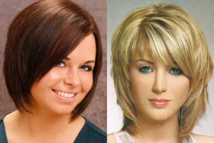 Каскад и многослойность - Стрижки на короткие волосы для круглого лица