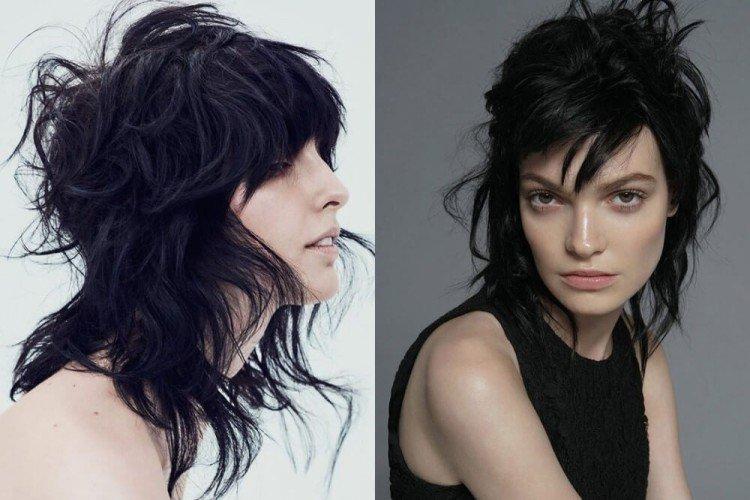 Удлиненный гаврош - Стрижки на средние волосы придающие объем