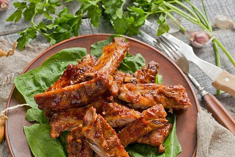 Свиные ребра с карри в духовке - рецепты