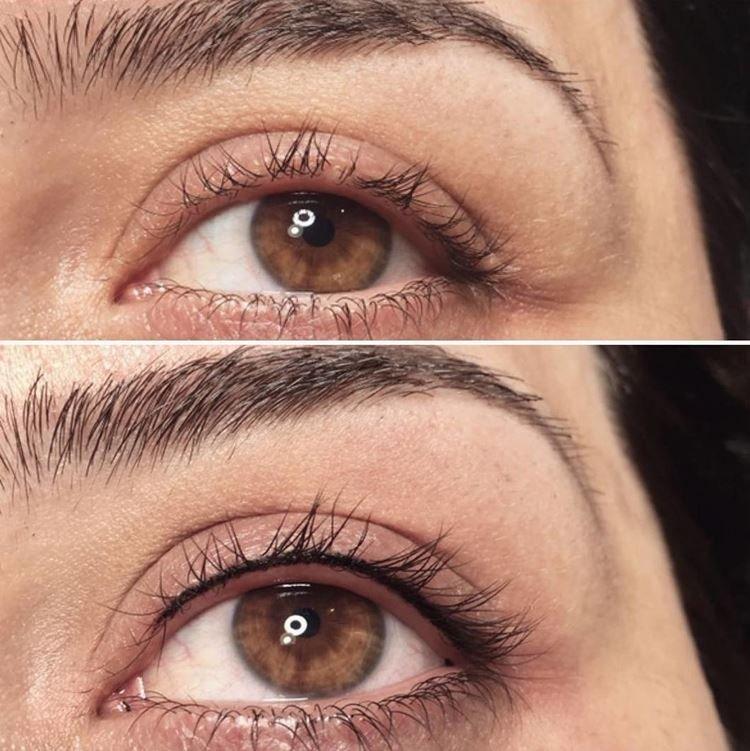 Татуаж глаз - фото до и после