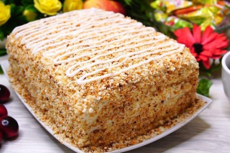 Торт «Молочная девочка» с черносливом - рецепт в домашних условиях