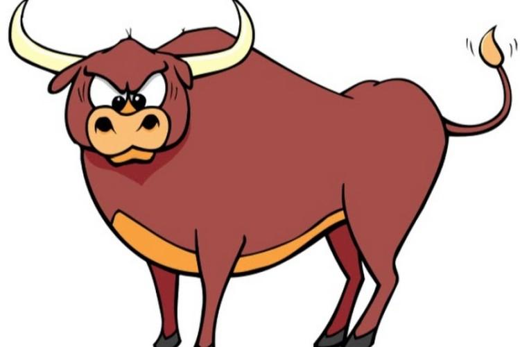 Трафареты Быка на окна к Новому году 2021 (фото)