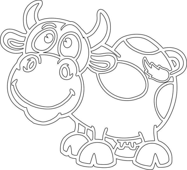 Как приклеить - Трафареты Быка на окна к Новому году 2021