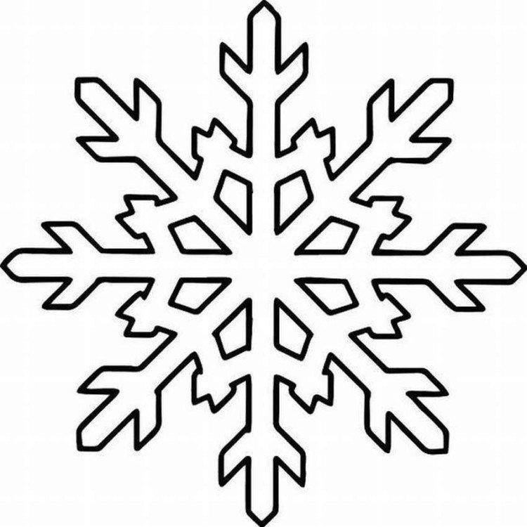 Трафареты снежинок на Новый год 2021 на окна
