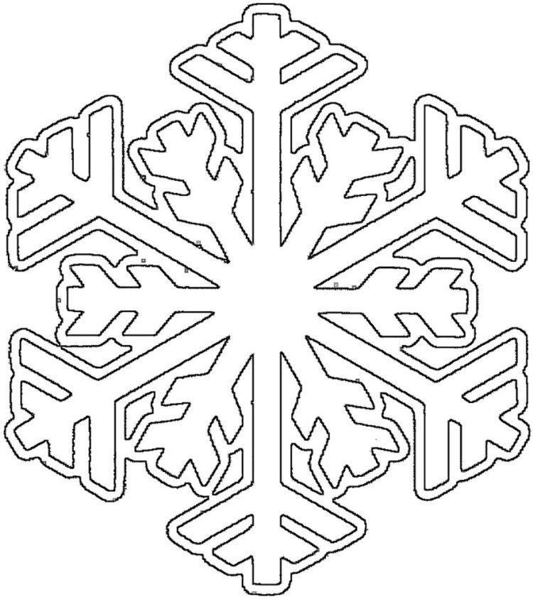 Трафареты снежинок на Новый год 2021 на стены