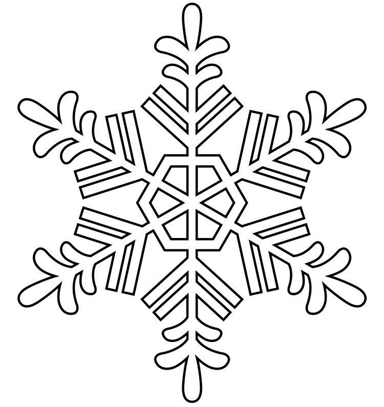 Трафареты снежинок на Новый год 2021 на стены