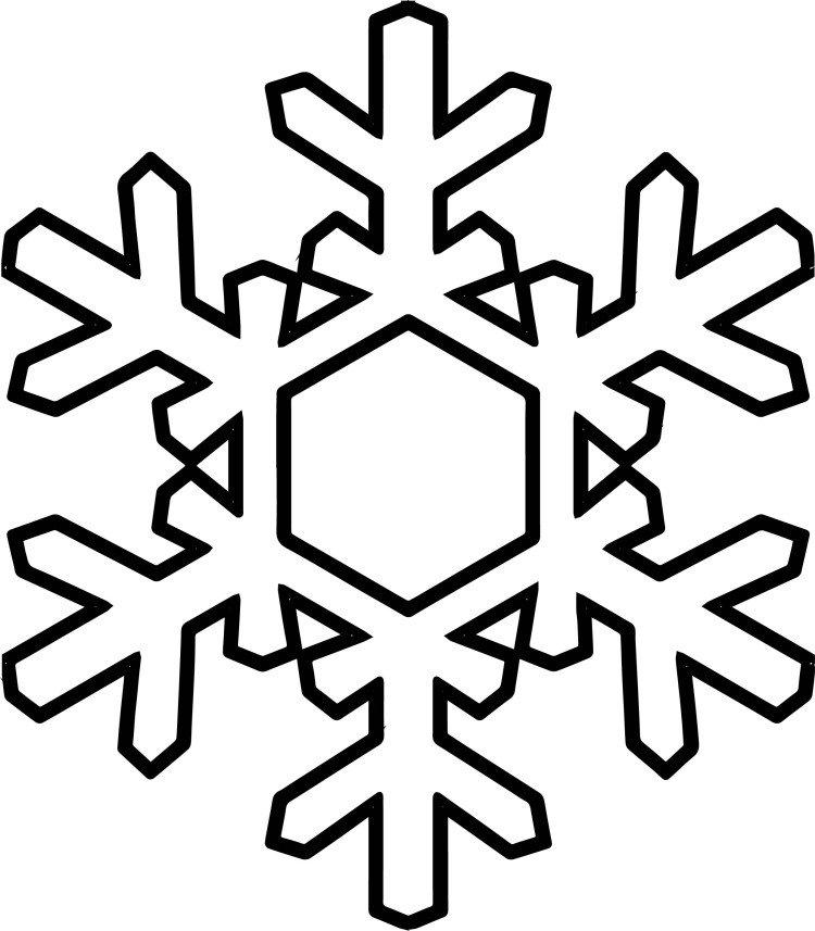 Трафареты снежинок на Новый год 2021 для рисования