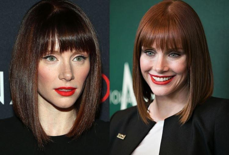 Классическое удлиненное каре с челкой