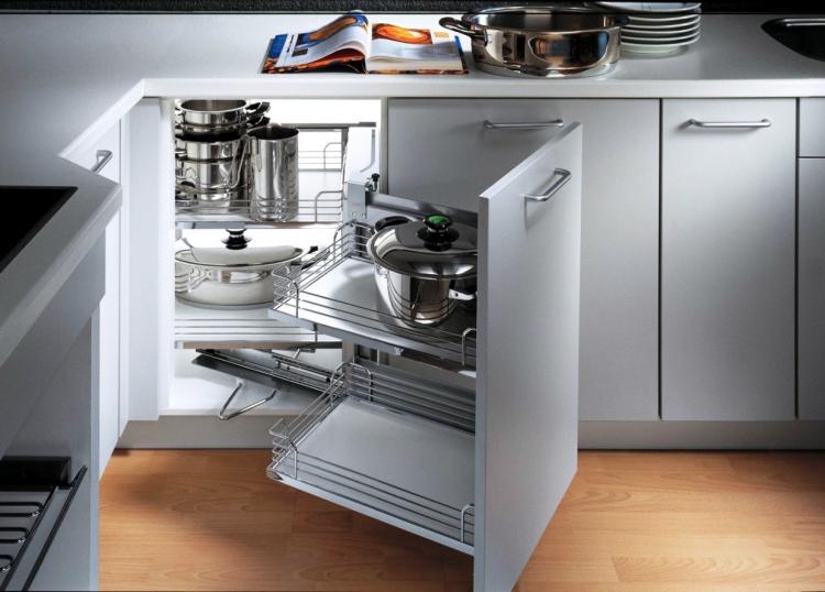 Угловые системы хранения - Угловые кухни