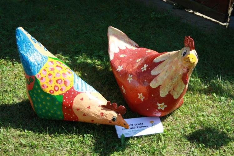 Папье-маше - Декоративные украшения для сада своими руками