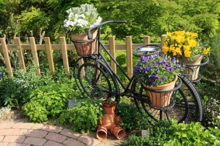 Украшения для сада своими руками - фото