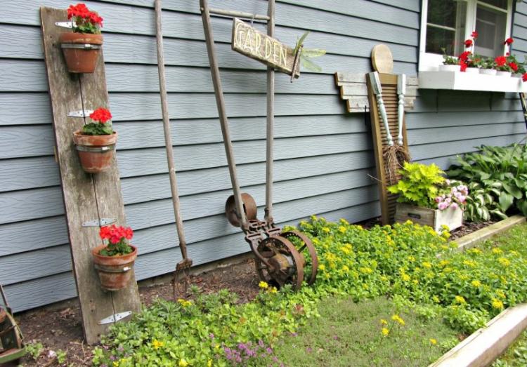 Украшения для сада своими руками - фото
