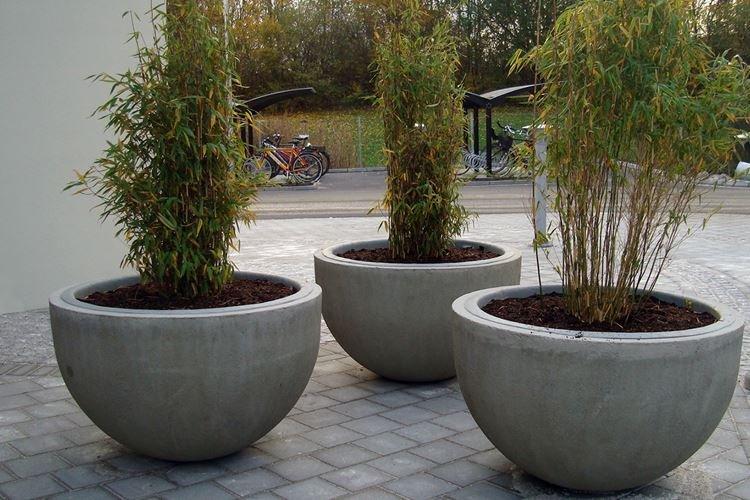 Уличные вазоны для цветов - фото