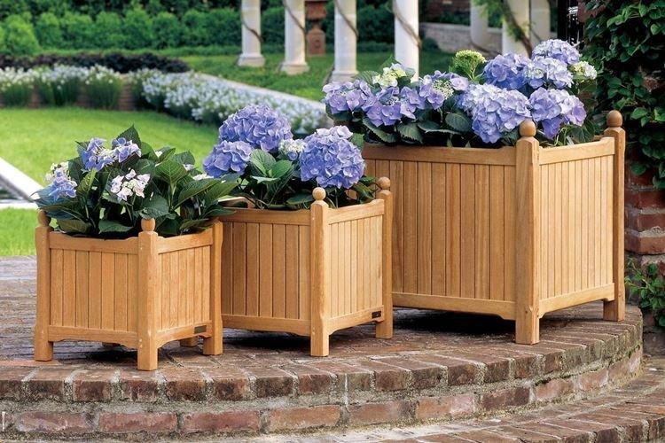 Уличные вазоны для цветов - фото