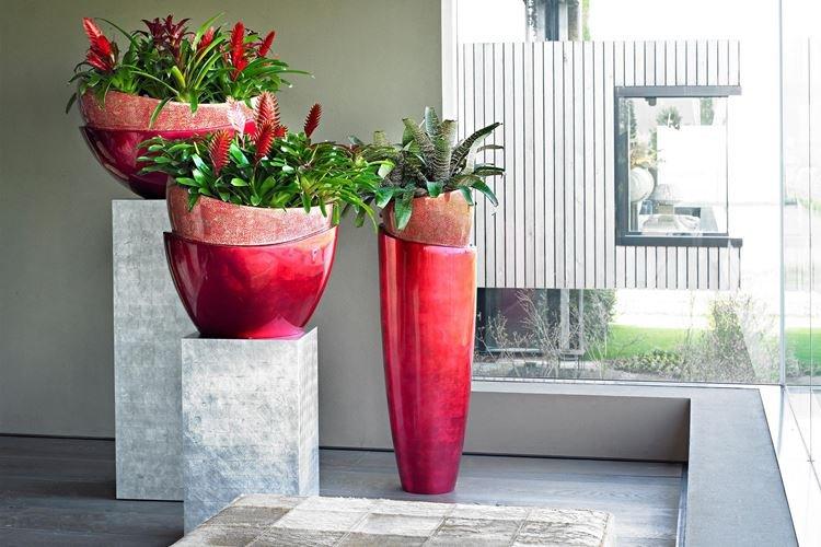 Уличные вазоны для цветов - фото