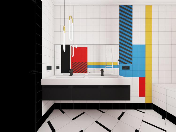 Ванная комната «Suprematism» - дизайн интерьера