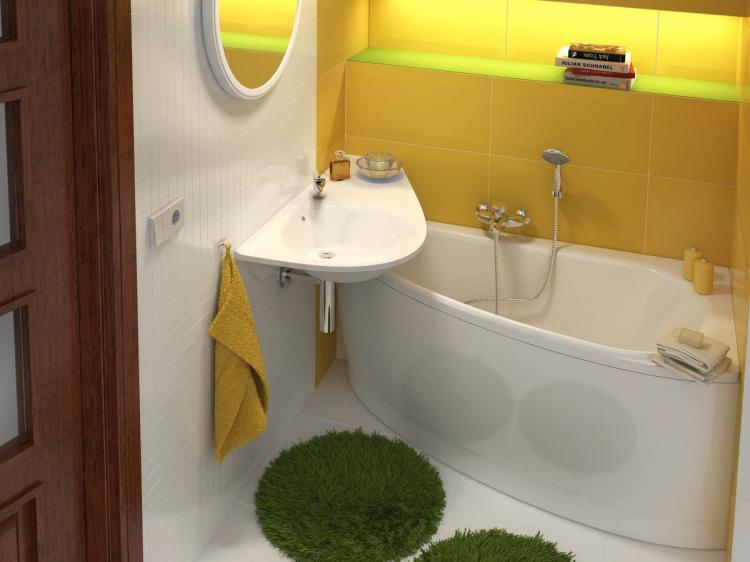 Дизайн интерьера ванной комнаты в хрущевке - фото