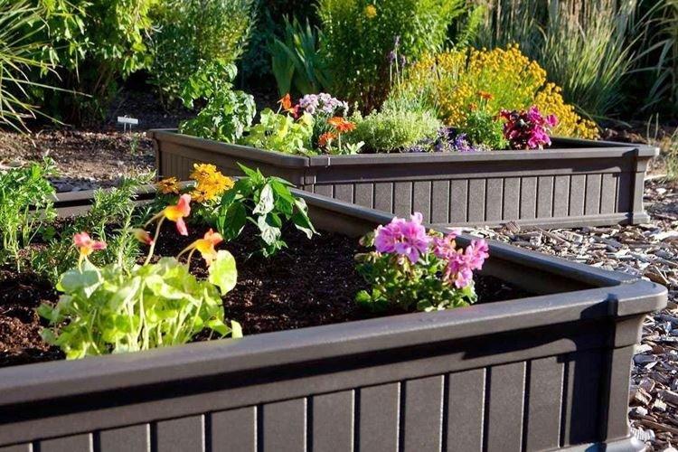 Высокие грядки своими руками из пластика