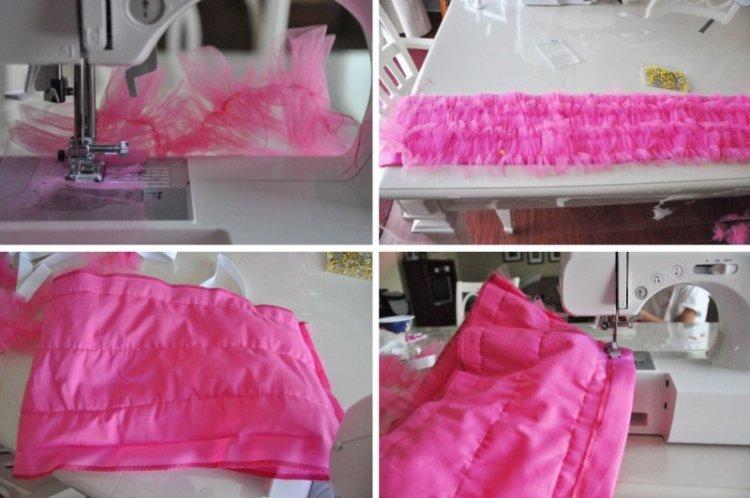 Юбка из фатина с оборками своими руками