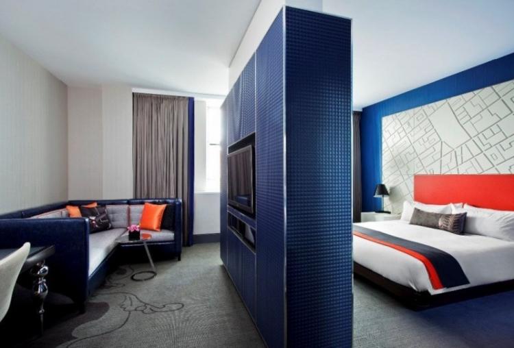 Зонирование комнат в квартире - фото