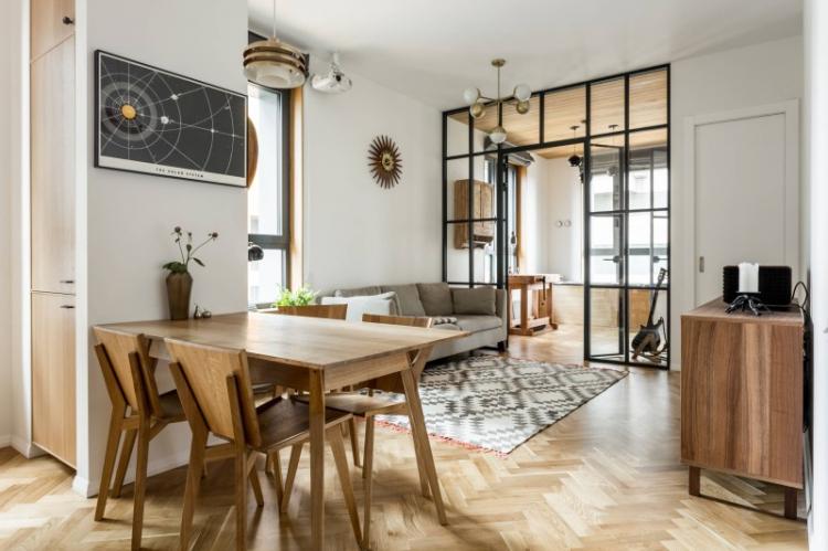 Зонирование однокомнатной квартиры - фото, идеи и способы